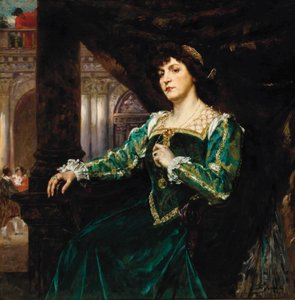Portret van Madame Clémenceau