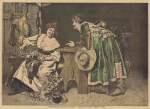 Propos Galants door Ferdinand Roybet