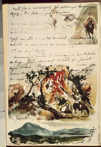 Carnets du Maroc door Ferdinand Victor Eugene Delacroix