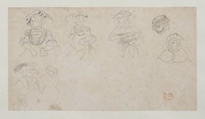 Figurenstudies, ca. 1800-1899