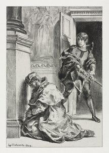 Hamlet: Hamlet probeert de koning te doden, 1843