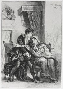 Hamlet: Hamlet en de koningin, 1834