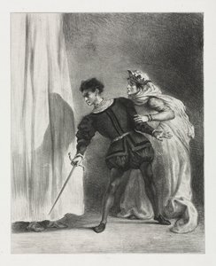 Hamlet: De moord op Polonius, 1834
