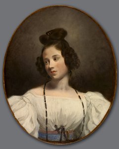 Juffrouw Alexandrine-Julie de la Boutraye, ca. 1832-1834 door Ferdinand Victor Eugene Delacroix