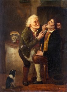 Bij de tandarts door Ferdinand de Braekeleer