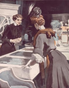Vriendelijke bediening door Ferdinand von Reznicek