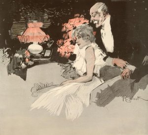 Variola vaccina. Juffrouw Lilly, u heeft betoverende... door Ferdinand von Reznicek