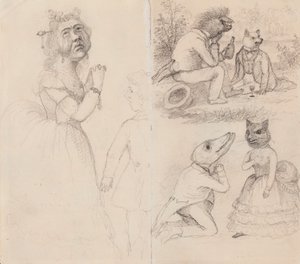 Karikaturen door Ferdinand von Wright