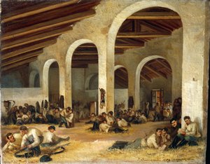 Barakken in Modena door Ferdinando Buonamici