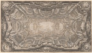 Een Grote Illusionistische Plafond door Ferdinando Galli Bibiena