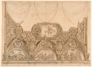 Ontwerp voor de Decoratie van het Plafond van een Kapel
