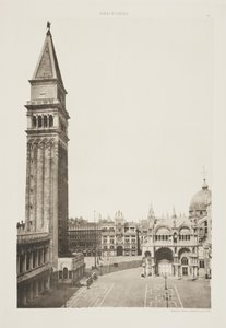 Campanile van de Basiliek van San Marco door Ferdinando Ongania