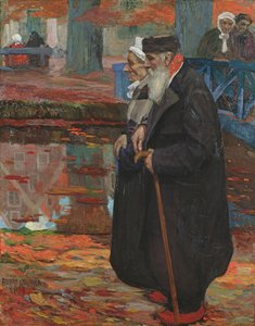 Het oude paar, 1907 door Fernand Allard L