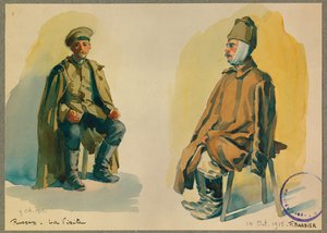 Portret van een Russische gevangene