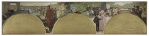 Schets voor het Hôtel de Ville de Paris: Histoire de l