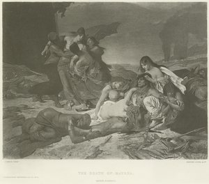 De dood van Havana (gravure) door Fernand Cormon