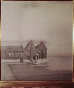 Verlaten stad door Fernand Khnopff