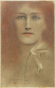 Schuchterheid door Fernand Khnopff