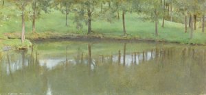 Fosset; Stil Water, ca. 1894 door Fernand Khnopff