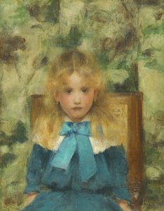 Portret van Juffrouw Van der Hecht door Fernand Khnopff