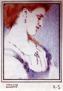 De Gedachten van Eugene Smits door Fernand Khnopff
