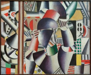 Acrobaten in het circus door Fernand Leger