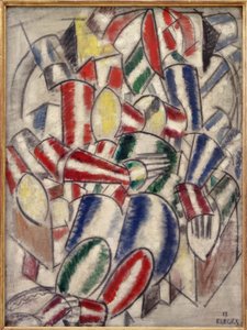 Vrouw in fauteuil door Fernand Leger