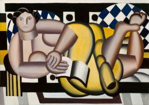 Liggende vrouw door Fernand Leger