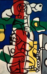 Veelkleurige acrobaten door Fernand Leger