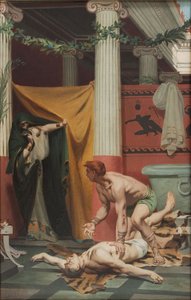 De dood van keizer Commodus door Fernand Pelez