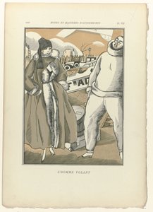Modes en Manieren van Vandaag, 1922, Pl. 7: De Vliegende Man