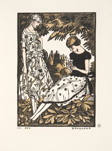 Un Peu, Beaucoup, uit een collectie modeplaten, 1920