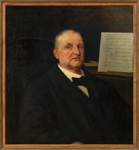 Portret van Anton Bruckner door Ferry Bératon