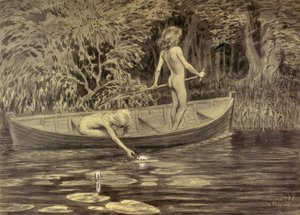 Waterlelies door Fidus