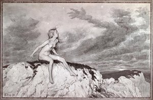 Wolkenman Fidus door Fidus