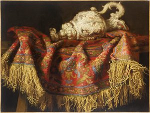 Stilleven met een tapijt, ca. 1640 door Fieravino