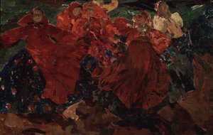 Wervelwind, 1905 door Filipp Andreyevich Malyavin