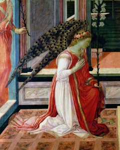 Annunciatie (detail) door Filippino Lippi