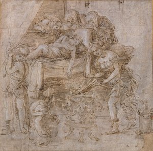De dood van Meleager, ca. 1490s door Filippino Lippi