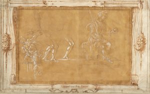 Verschillende Figurenstudies door Filippino Lippi
