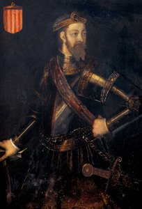 Portret van Ramon (Raymond) Borell I (972-1017), Graaf van Barcelona, Gerona en Ausona door Filippo Ariosto