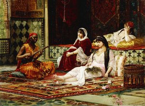 In de harem, 1881