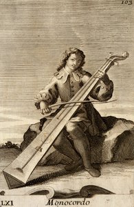 Man die de monochord speelt