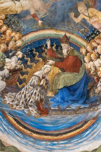 Kroning van Maria, detail door Filippo Lippi