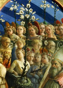 Kroning van de Maagd (detail)