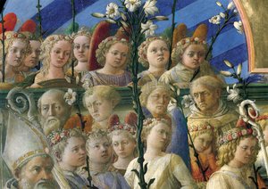 Kroning van de Maagd (detail)