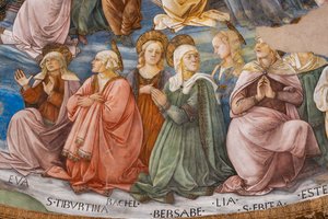 Heiligen (detail van Kroning van Maria)