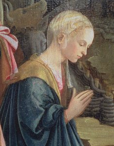 De Geboorte van Christus (detail) door Fra Filippo Lippi