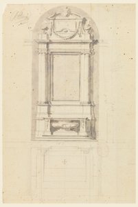 Ontwerp voor een Altaar door Filippo Marchionni
