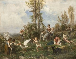 Lente, 1868 door Filippo Palizzi